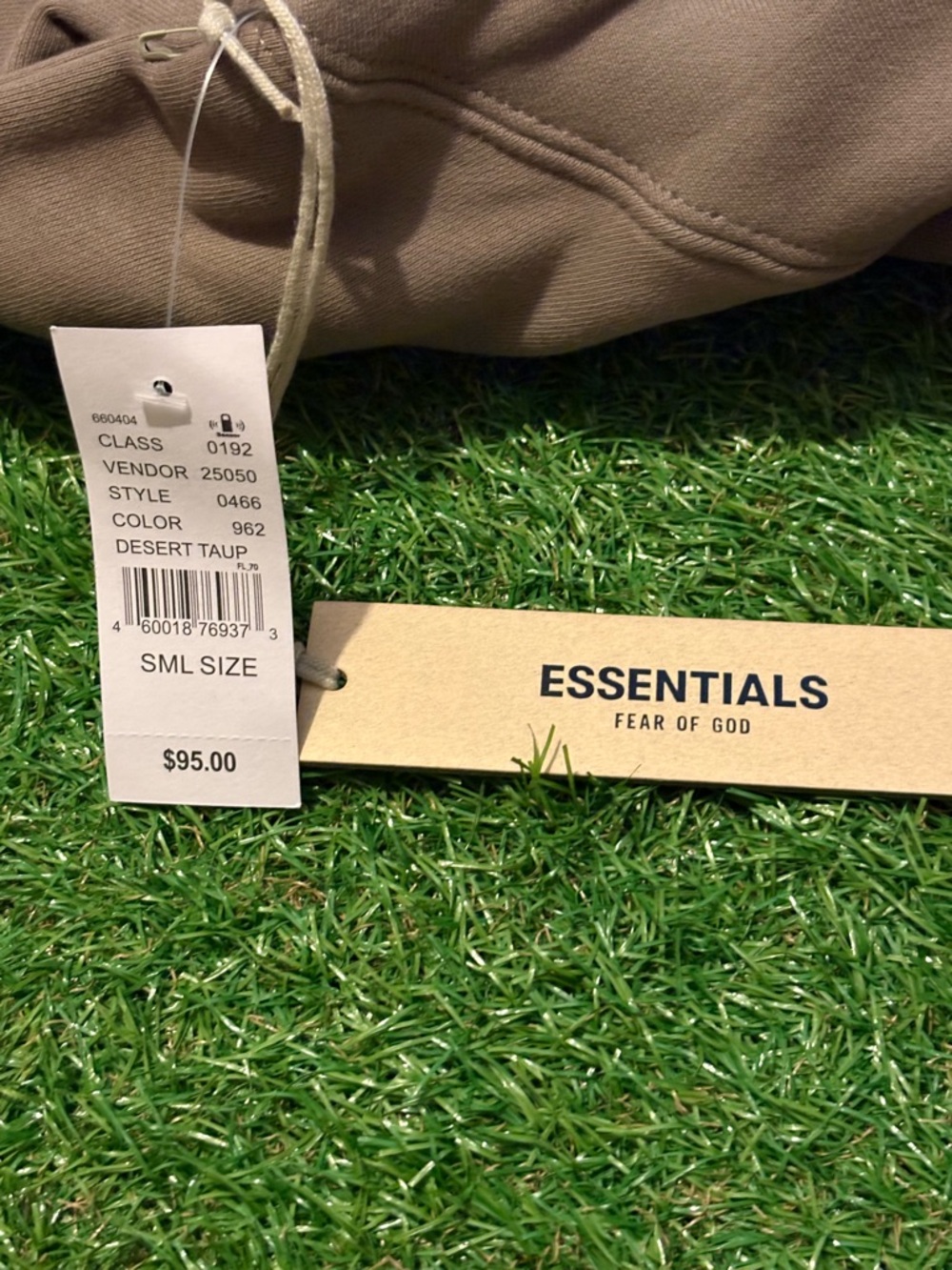 Desert Taupe Essentials Hoodie - Picture 5 of 7